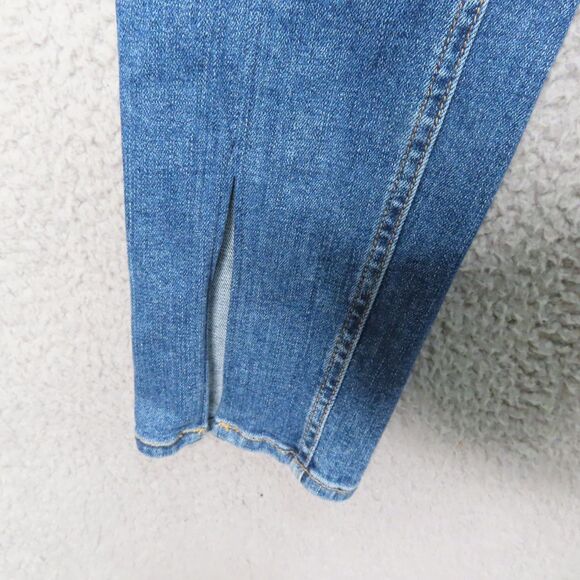 Rag & Bone Jeans 32 Yuki High Waist Skinny Medium Wash Slit Hem High Rise $225 - Picture 3 of 12